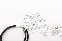 Серебрянный браслет Kraken с кодом Морзе Change