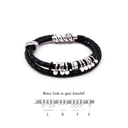 Пара браслетов Magellan с кодом  “Love”