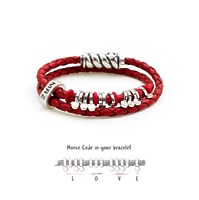 Пара браслетов Magellan с кодом  “Love”